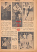 Boxing News Clipping #618 - George Akers, Nick Olson, Lloyd Virdure, Marcus Lockman, Joe Shiry, Anthony Tomasco, Henry Brown, Johnny Kern, Dwight Whitaker, Harold Masem, Willam Smith vs. Stewart Watts