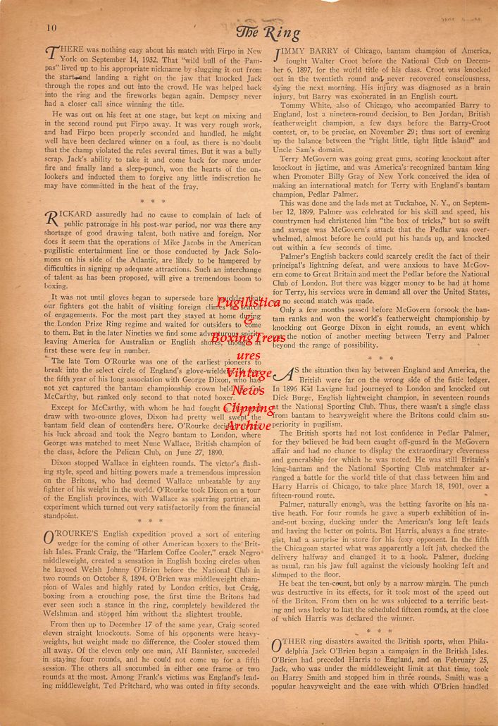 Boxing News Clipping #637 - Pete Herman