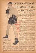Boxing News Clipping #638 - Tommy Farr, Canada Lee