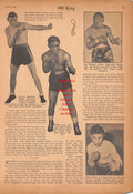 Boxing News Clipping #639 - Ernie Roderick, Willie Joyce, Ike Williams, Tony Janiro, Billy Conn, Rocky Graziano