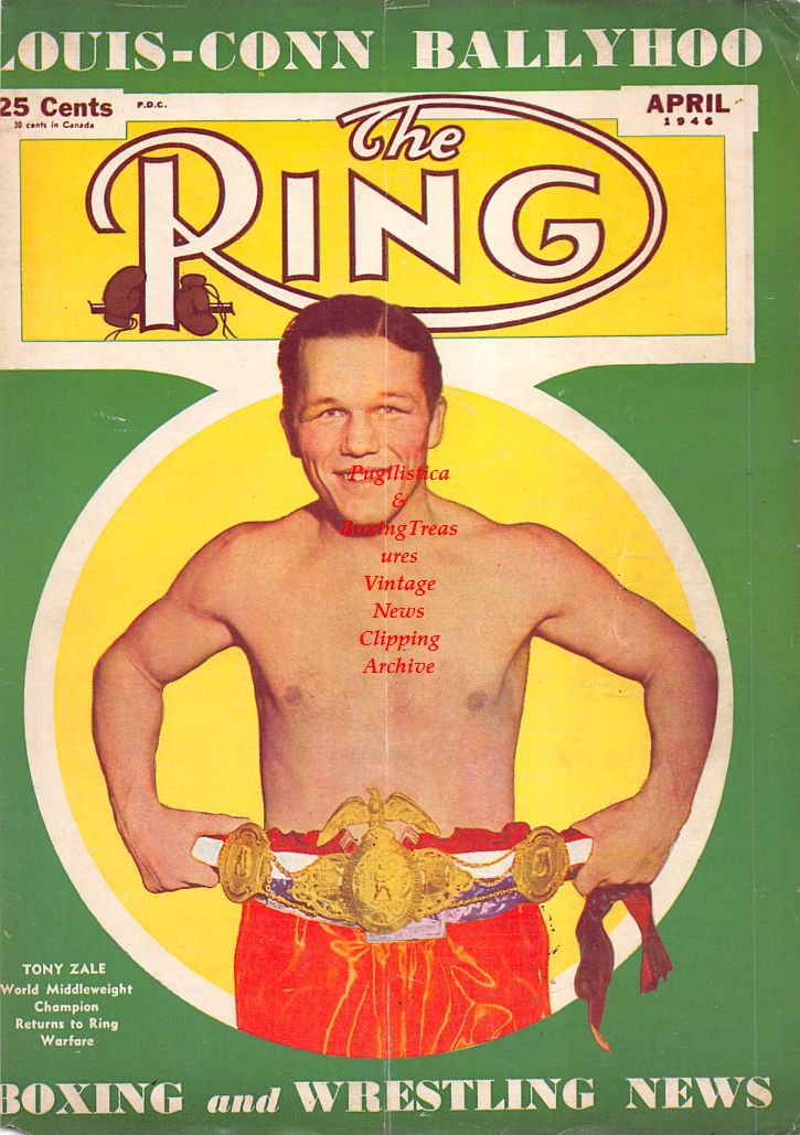 Boxing News Clipping #648 - Tony Zale