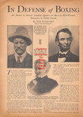 Boxing News Clipping #652 - "In Defense of Boxing", Jack Delaney, Paul Berlenbach vs. Mike McTigue