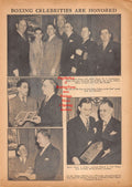 Boxing News Clipping #655 - Eddie Eagan, Willie Pep, Jess Willard, Gus Lesnevich, Kid Kaplan, James J. Walker, Jimmy Johnston, Marty Servo vs. Red Cochrane