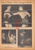 Boxing News Clipping #656 - Marty Servo vs. Freddie Red Cochrane, Davey Feld, Buddy Hayes, Laverne Roach