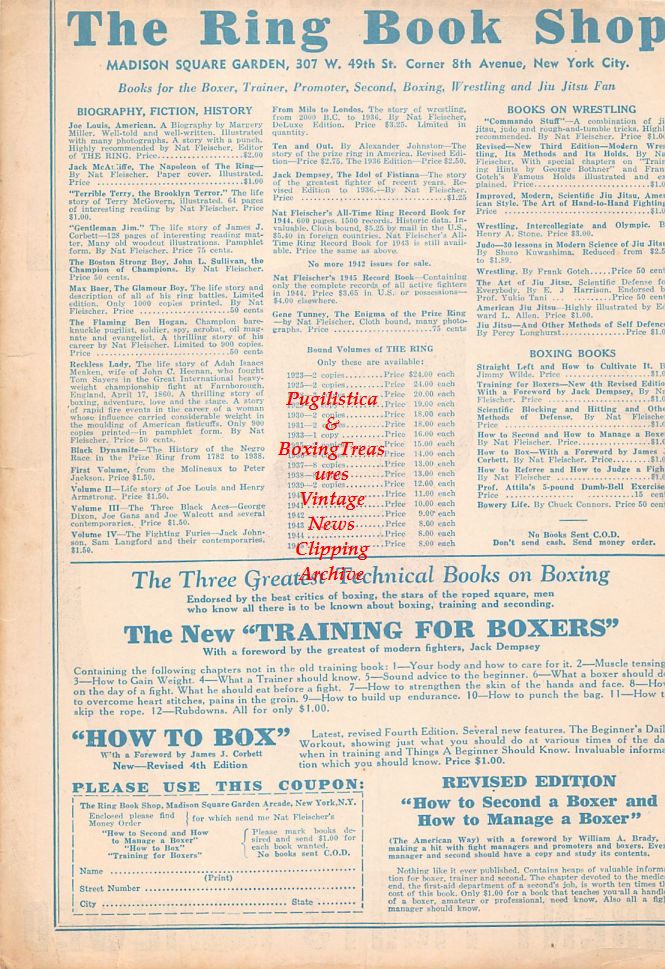 Boxing News Clipping #659 - Marty Servo