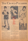 Boxing News Clipping #662 - Joe Curcio, Eddie Lander, Leroy Jackson, Spider Armstrong, Billy Zaduk, Bob Flanagan