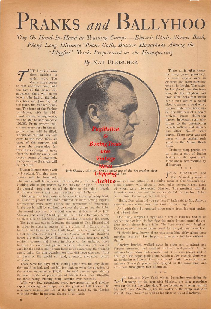 Boxing News Clipping #670 - Beau Jack vs. Johnny Greco
