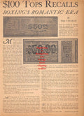 Boxing News Clipping #675 - Boxing Tickets and Ringside Ticket Prices
