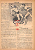 Boxing News Clipping #691 - James Jeffries vs. Bob Fitzsimmons, John L. Sullivan vs. Jake Kilrain