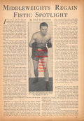 Boxing News Clipping #702 - Tony Zale