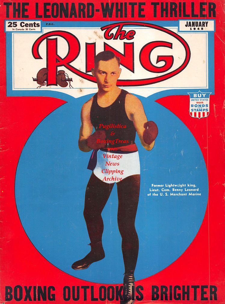 Boxing News Clipping #715 - Benny Leonard