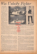 Boxing News Clipping #719 - Frank Moran vs. Jess Willard, Bombardier Billy Wells