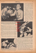 Boxing News Clipping #725 - Jake LaMotta vs. Georgie Kochan, Fritzie Zivic vs. Tommy Roman, Juan Zurita vs. Aldo Spoldi, Rocky Graziano vs. Harold Green