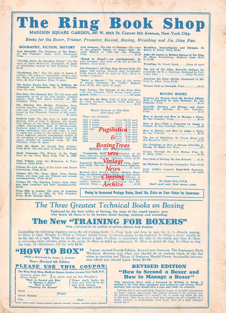 Boxing News Clipping #730 - Beau Jack