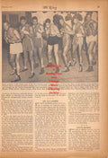 Boxing News Clipping #734 - WWII Military Boxing, Joey Speigel, George Gould, Willie Roach, Milo Davis, Baby Giles, Walt Hoosier and many others