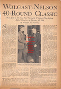 Boxing News Clipping #736 - Battling Nelson vs. Ad Wolgast