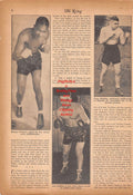 Boxing News Clipping #739 - Holman Williams, Jake LaMotta, Vince Hawkins, Lloyd Marshall