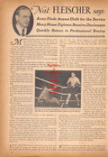 Boxing News Clipping #744 - Joe Louis vs. Dan Merritt exhibition bout