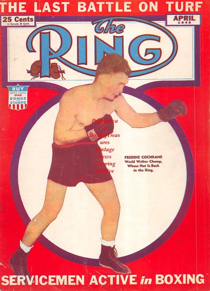 Boxing News Clipping #759 - Freddie "Red" Cochrane