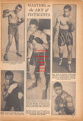 Boxing News Clipping #765 - Kid Bururu, Hankin Barrows, Bernard Docusen, Bob Garner, Chico Rosa, Johnny Owens vs. Francis Whelihan, Ralph Mintz vs. Jess Jones and others