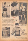 Boxing News Clipping #774 - Charlie Spina, John Bedinger, T.P. Southall, Chuck Taylor, Ted Morrison, Tony Castro, Dick Lee, Russ Baxter, Emil Calcagni