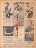 Boxing News Clipping #778 - Davis Fisher, Levi Bryant, Pat DiLeva, Robert Grant, Henry J. Leslie, William Scaggs