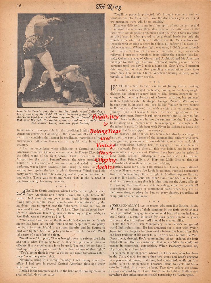 Boxing News Clipping #782 - Jack Skelly, Humberto Zavala vs. Danny Bartfield