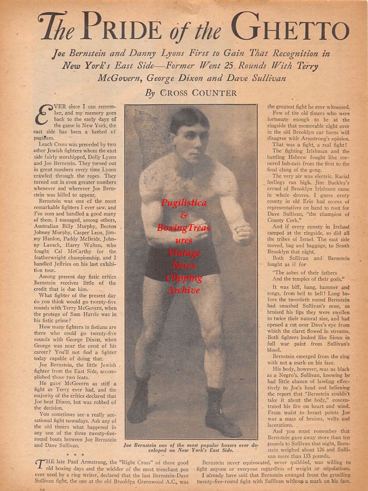 Boxing News Clipping #783 - Joe Bernstein, Jimmy Bivins vs. Johnny Flynn