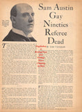 Boxing News Clipping #792 - Sam Austin (referee passes away)