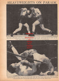 Boxing News Clipping #794 - Gene Gosney vs. Gino Buonvino, Charley Riley, Alfredo Chavez, Ezzard Charles