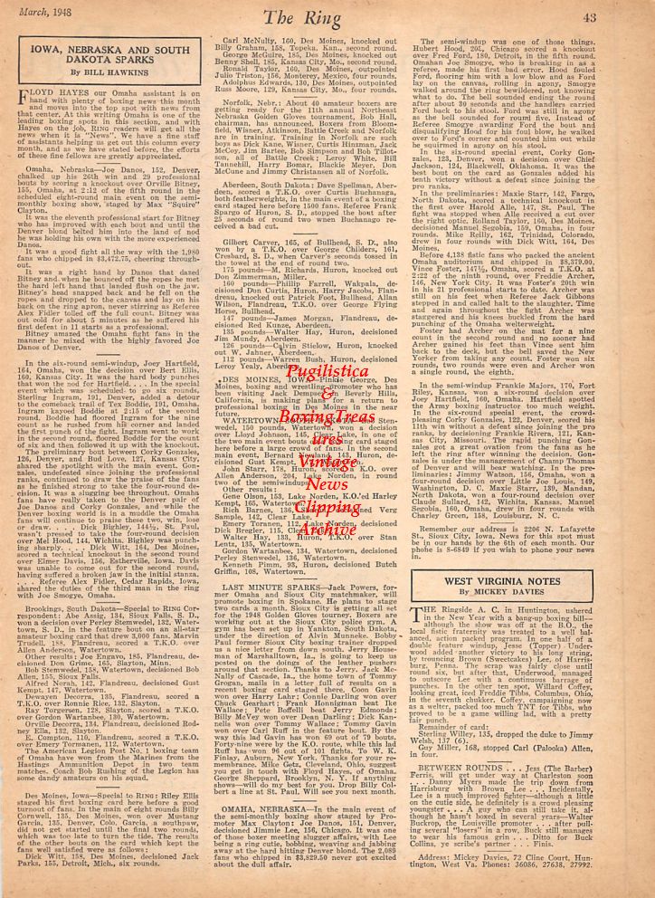 Boxing News Clipping #803 - Abe Attell