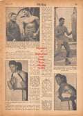 Boxing News Clipping #806 - Frank Zezima, Alphonse Toczko, Frank Berrios, Jack Markson, Walter Scott, Vinnie Rossano, Clyde Baker, Jimmy Reddick, Jim O'Rourke