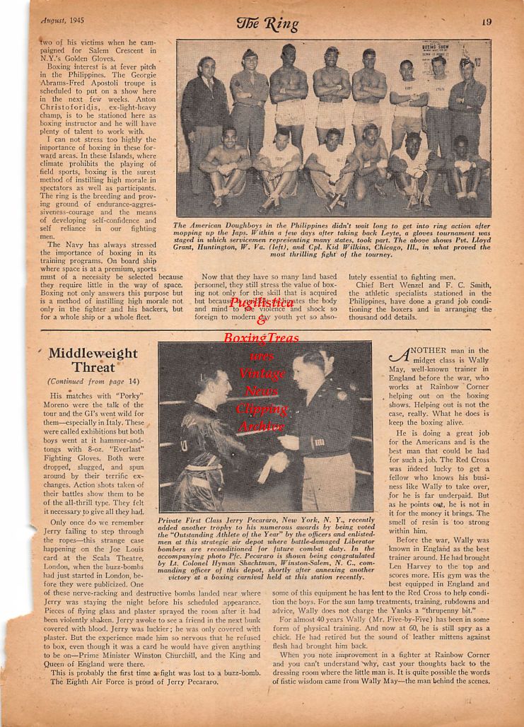 Boxing News Clipping #808 - Military Boxing in Goose Bay, Labrador and more