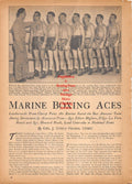 Boxing News Clipping #809 - WWII "Marine Boxing Aces" LaVerne Roach, Joe Rindone, Harold Anspach and others