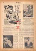 Boxing News Clipping #818 - Jackie Patterson, Donald Bievers, Donnie Bush, Paul Klepper, Lou Earl Clark, Billy Merlino, Frank Poreda