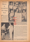 Boxing News Clipping #827 - WWII Boxing at Fort Still, Chinese Boxers in War Bond Show and more