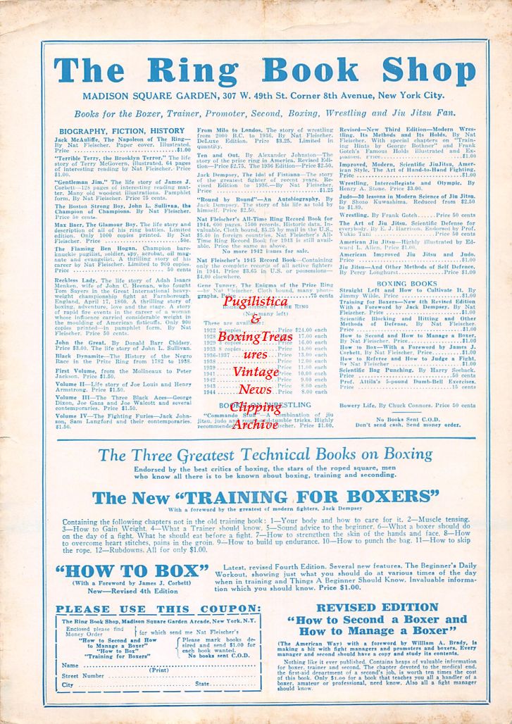 Boxing News Clipping #835 - Bruce Woodcock