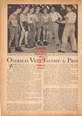 Boxing News Clipping #836 - WWII Military Boxing: Vernon Braasch, Eddie Bangs, Dimitri Tadich, Deacon Moore, Tom Ephrem and others