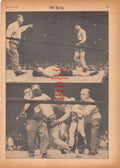 Boxing News Clipping #840 - Rocky Graziano vs. Freddie "Red" Cochrane