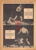 Boxing News Clipping #855 - Rocky Graziano vs. Harold Green, Al Hoosman
