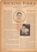 Boxing News Clipping #858 - Stanley Ketchel, Rocky Graziano