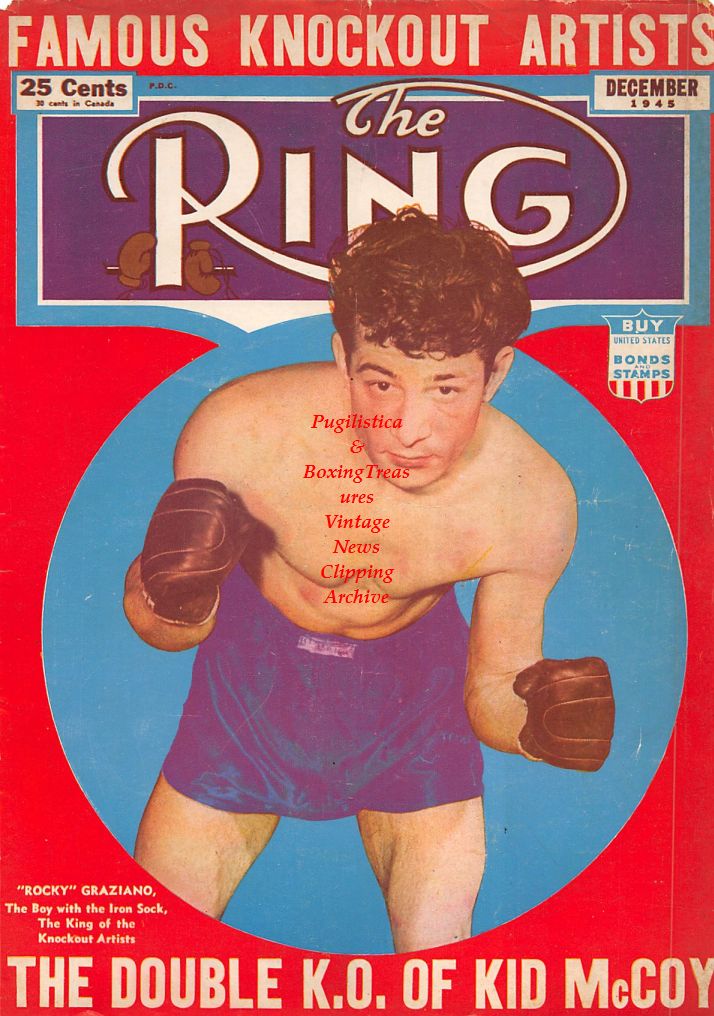 Boxing News Clipping #859 - Rocky Graziano