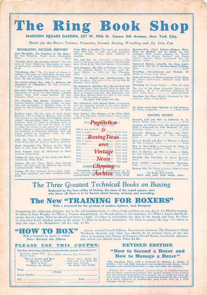 Boxing News Clipping #859 - Rocky Graziano