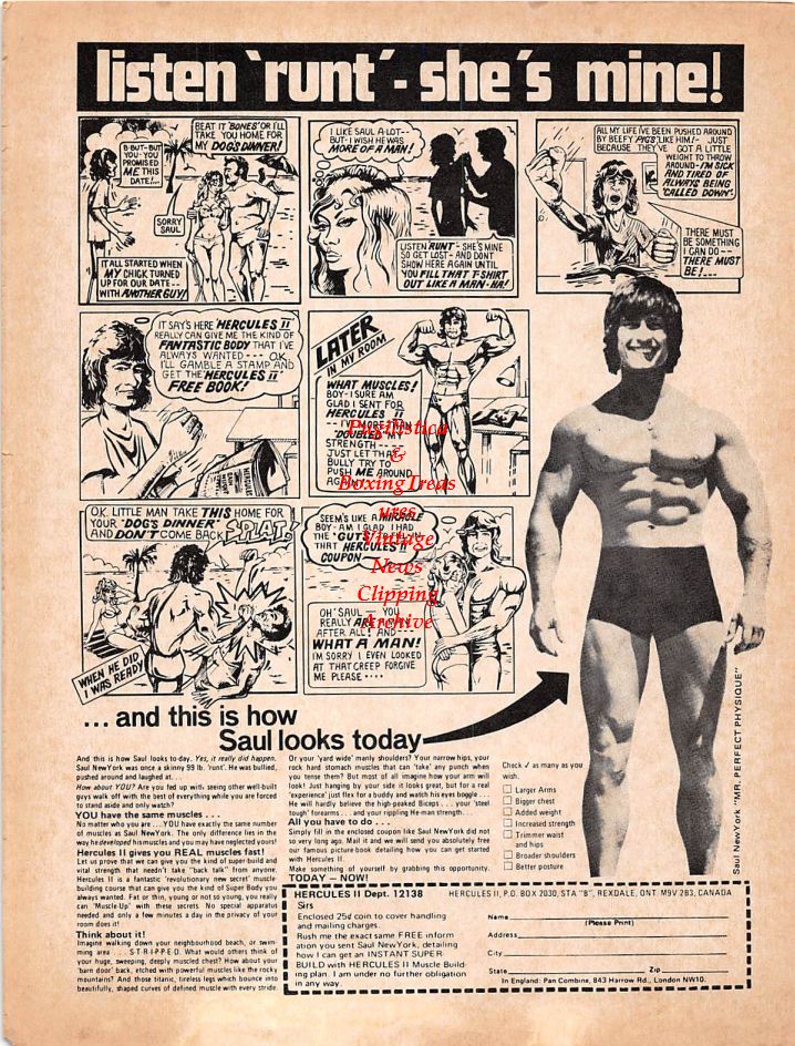 Boxing News Clipping #86 - George Foreman, Bobby Riggs, Billy Jean King, Jim Brown