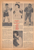 Boxing News Clipping #860 - WWII Military Boxers: Walter Passone, Tony Vero, Jimmy Fields, Bobby Merideth, Willie White, Al Colletti