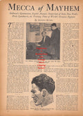Boxing News Clipping #870 - Lou Stillman, Johnny Dundee, Stillman's Gym