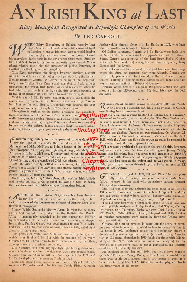 Boxing News Clipping #891 - Tami Mauriello vs. Gus Lesnevich