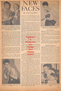 Boxing News Clipping #896 - Harold Johnson, Norman Mastrian, Al Rosasco, Dick Bighley, Marcel Cerdan vs. Anton Raadik