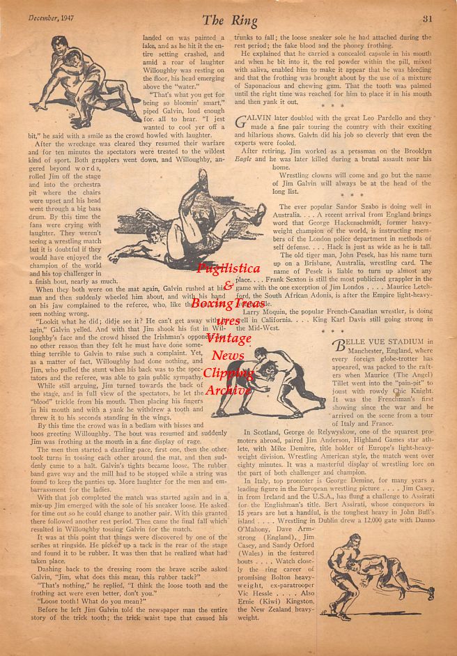 Boxing News Clipping #903 - Kid McCoy, Stanley Ketchel