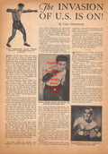 Boxing News Clipping #905 - Laurent Dauthuille, Ronnie Clayton, Roberto Proietti, Young Griffo